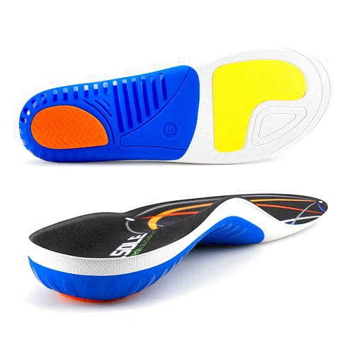 VALSOLE Plantar Fasciitis Insoles High Arch Support Inserts Orthotic Insoles for Flat Feet Women Men Heavy Duty Support Work Boots Insoles for Standing All Day