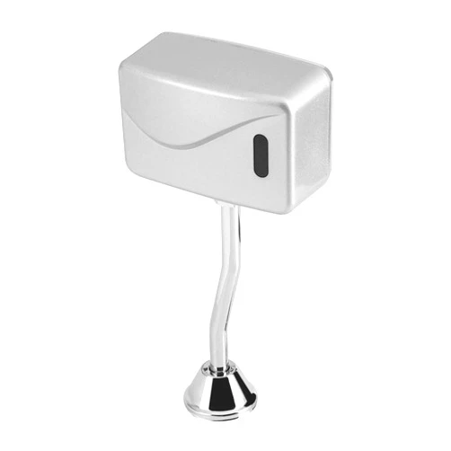 Haofy Flush Valve, Bathroom Toilet Exposed Wall Mounted Automatic Sensor Touchless Urinal Flush Valve DC 6V