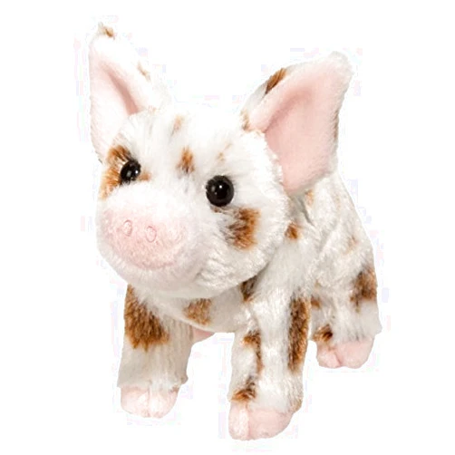 Douglas Yogi Brown Spotted Pig Plush Stuffed Animal
