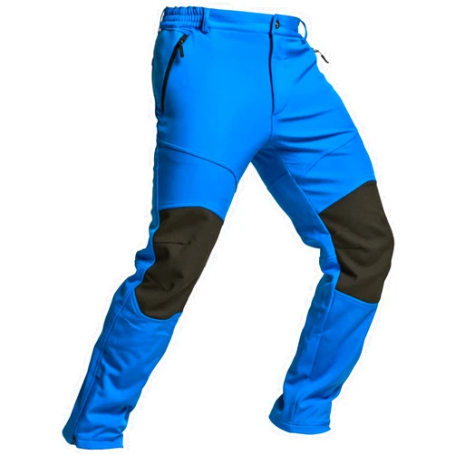 TSLA Men's Snow Ski Snowboard Waterproof Softshell Cargo Pants, Hiking Fleece Lined Bottoms, Outdoor Work Pants