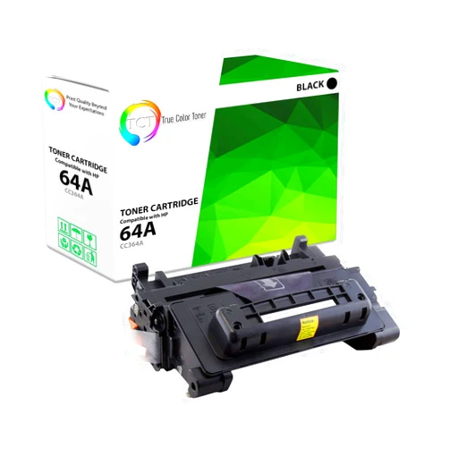 TCT 64A Toner Cartridge - Premium Compatible Replacement for HP 64A CC364A Black Works with HP Laserjet P4014 P4015N P4015X P4515N P4515X Printers (10,000 Pages)