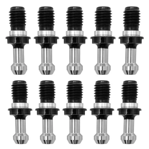 QWORK 10Pcs CAT40 45°Pull Stud Retention Knob for HAAS CAT 40 CNC Tool Holder Replace# 202-5925