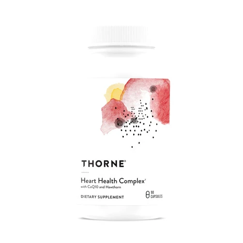 THORNE Heart Health Complex - with CoQ10, Taurine and Hawthorn - Coenzyme Q10 Supplement with Minerals, Amino Acids, and Botanicals - 90 Capsules