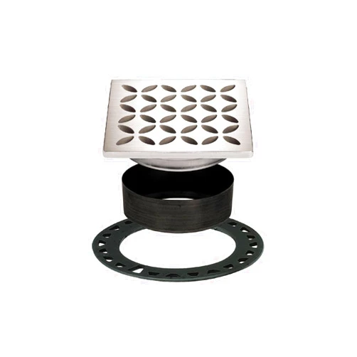 Schluter Kerdi-Drain Grate Kit with Integrated Slope Bonding Flange - Ideal for Bathroom or Wet Rooms - 4