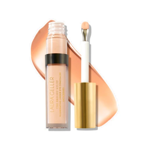 LAURA GELLER NEW YORK The Bright Stuff Illuminating Under Eye Concealer with Cooling Metal Tip - Light Coverage (03 Light)