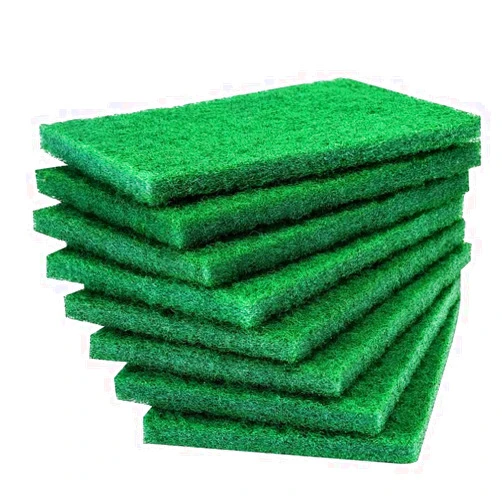 Tryway 24 PCS Scouring Pad-Reusable Household Green Dish Scrubber, Premium Multipurpose Heavy Duty Scrub Pads with Anti Grease for Dishes, Kitchen Scrubbers & Metal Grills 3.9 x 5.9 x 0.36IN (24 PCS)