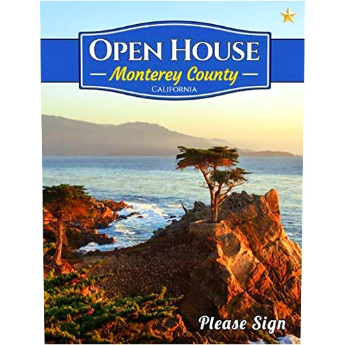 By Lisa Marie Smith (Author) Monterey County Open House: A Guest Book for Monterey County, California for Real Estate Professionals and People who want to sell their homes.