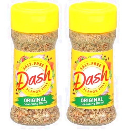 Dash Salt-Free Seasoning Blend, Original, 2.5 Ounce (Pack of 2)