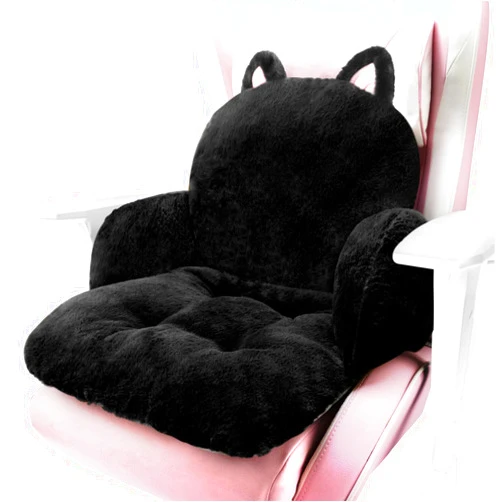 QYA Cute Chair Cushion, Soft Seat Cushions for Office Desk, Kawaii Chair Pillow for Gaming, Comfy Floor Seating for Adults, Bedroom Playroom Dining Living Room Decor, 17