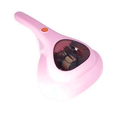 TREETDOBV Bed Vacuum Cleaner Handheld Vacuum Effective Cleaning Bed Sheet, Allergen Vacuum Cleaner,10Kpa Strong Suction Handheld Vacuum Cleaner for Cloth Carpets Cleaning Pillows Sheets Mattresses Sofa, Pink
