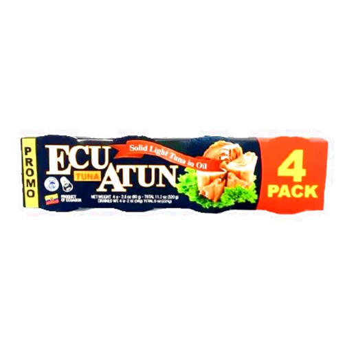 Generic ECUADORIAN ATUN - TUNA 4 PACK - 2.8oz each