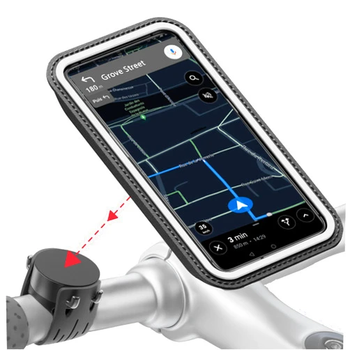 Shapeheart Magnetic Bike Phone Holder | Anti Vibration | Waterproof Phone Holder for Bike | 360° Orientation