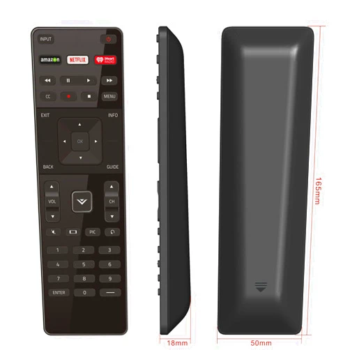 Beyution New XRT122 Remote Control for Vizio LCD LED TV D39H-D0 D39HD0 D50U-D1 D50UD1 D55U-D1 D55UD1 D58U-D3 D58UD3 D65U-D2 D65UD2 E32-C1 E32C1 E32H-C1 E32HC1 E40-C2 E40C2 E40X-C2