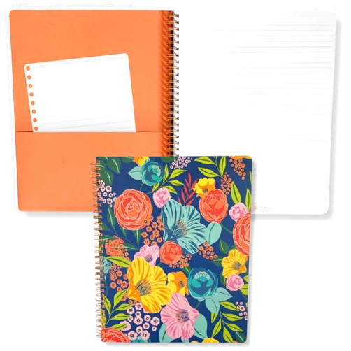 STEEL MILL AND CO. Steel Mill & Co Cute Large Spiral Notebook College Ruled, 11
