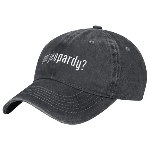 LIDEPECA Got Jeopardy ï¼Ÿ Denim Baseball Cap Hat Adjustable Cowboy Hat