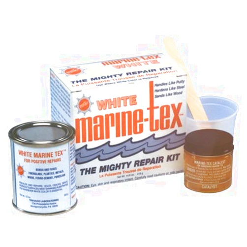 MATKAO ITW Philadelphia Resins Marine-Tex Epoxy Putty, White, 32oz