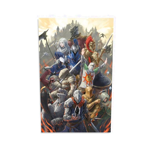 Generic Dark Souls Characters RPG Video Game Posters Canvas Art Poster And Wall Art Picture Print Modern Family Bedroom Decor Posters 12x18inch(30x45cm)