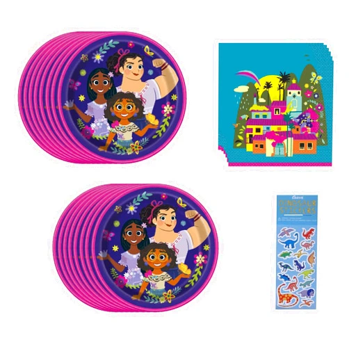 Unique Disney Encanto Birthday Party Supplies Bundle Pack includes 16 Lunch Paper Plates 9