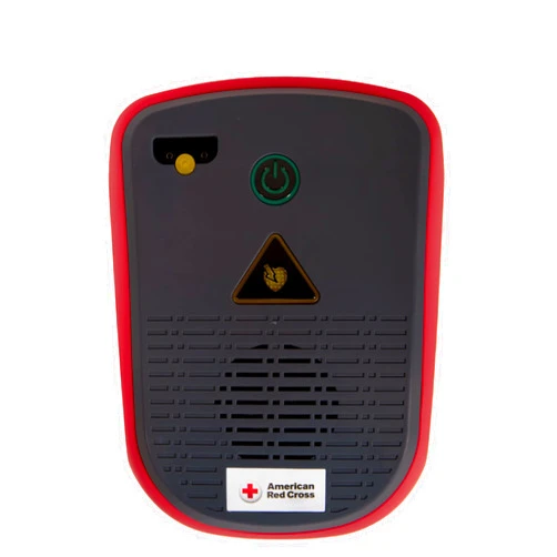 American Red Cross AED Trainer with Adult and Child Gel Adhesive Pads with Carry Case (Single) | Training Device