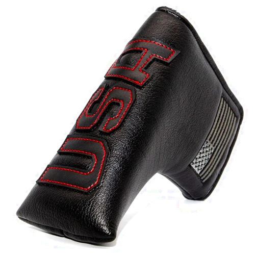 Barudan Golf Black Putter Headcover Covers Cover for Blade Style Putters, Magnetic USA Flag Blade Putter Headcovers with Magnet for Men