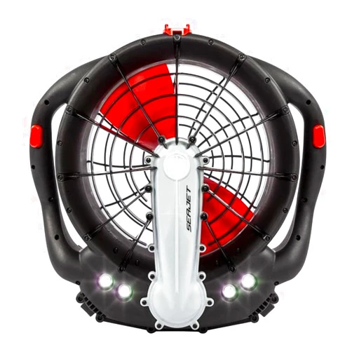 Yamaha Seascooter SeaJet- Underwater Dive SeaScooter, Quick and Powerful Rotor with 3 Speed Control, Compact & Easy to use, Black/Red (YME22320)