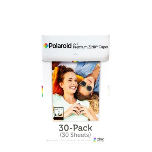 Polaroid 2x3ʺ Premium Zink Photo Paper (30 Pack) Compatible with Polaroid Mint Camera, Snap/Snap Touch Instant Print Cameras & Polaroid Mint and Zip Photo Printers.