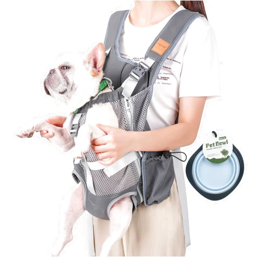 Kodervo Dog Carrier Backpack - Legs Out Front Facing Pet Carrier Backpack for Small Medium Dogs, Hands-Free Dog Front Carrier, Easy-fit Adjustable Dog Carrying Backpack for Walking Hiking Bike and Motorcycle
