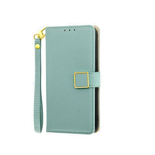 Jiajihua Wallet Cover Compatible with ZTE Tempo X/Vantage / Z839 / N9137 Flip Stand Phone Case Magnetic Closure Card Slot Wrist Strap Blue