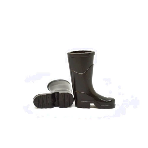 Aorvoras Miniature Wellington Boots, Miniature Rain Boots, Muddy Wellies, Doll House Shoes, Mini Doll Boot, for Dollhouse Fairy Garden Mini House Decoration (1 Pair)