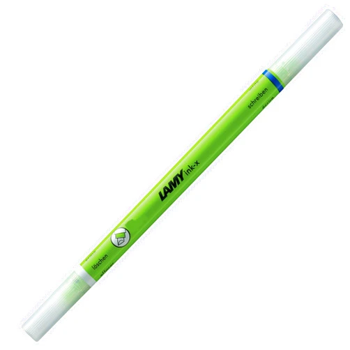 LAMY Ink-x Plastic Ink Eraser with Eraser Tip and Correction Tip - Only for Erasing Royal Blue Ink, Pack of 1