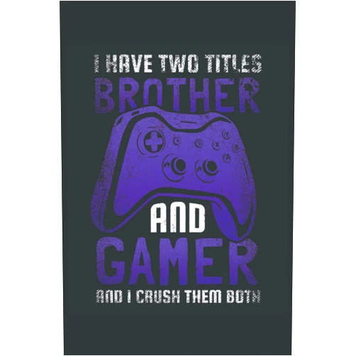 German Edition by Lucas C. Falls (Author) I have two titles - Brother and Gamer - And i rock them both: Lustiges Gaming Outfit Spruch für Gamer Bruder - Geschenk für Zocker und Gamer - ... 6x9 in (15.24 x 22.86 cm) A5 (German Edition)
