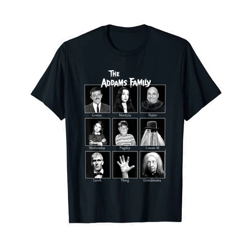 The Addams Family Portraits T-Shirt