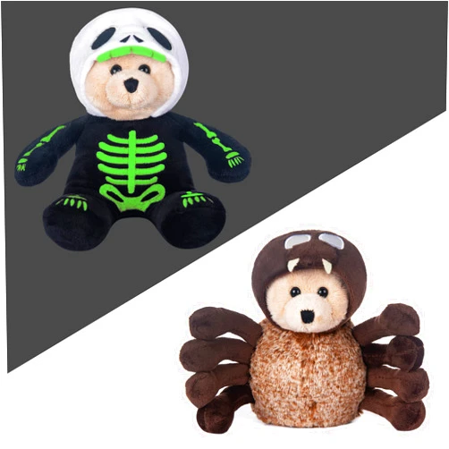 My OLi Halloween Stuffed Animal Plush Toys Plush Bat Pumpkin Plush Cat Halloween Ornaments Gift for Kids Boys Girls
