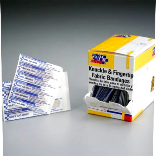 First Aid Only G140 Assorted Fabric Bandages (25 Knuckle&Fingertip)