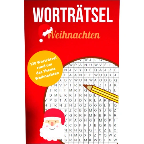 Susan Löffellocher Worträtsel Weihnachten: Wortsuche, Buchstabensalat, Wörterrätsel, Gehirntraining für alle Altersgruppen - Finde 840 Wörter aus 120 Seiten (German Edition)