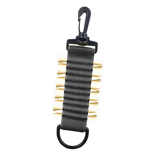 Colaxi Golf Tee Holder Portable to Attach to Golf Bag Golf Tees Storage 10 Golf Tees Golf Tee Carrier for Golf Carts Driving Hitting
