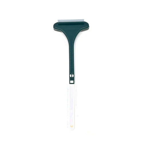 Fln mloes 2 in 1 Window Screen Cleaning Brush, Double Sided Wet & Dry Dual Use,Extendable Handle Multifunctional Brush, Pet Hair Remover for Furniture&Carpet（Green White）