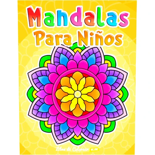 Libro de Colorear Kim Mandalas para niños: Libro para colorear con patrones simples de mandala. (Spanish Edition)