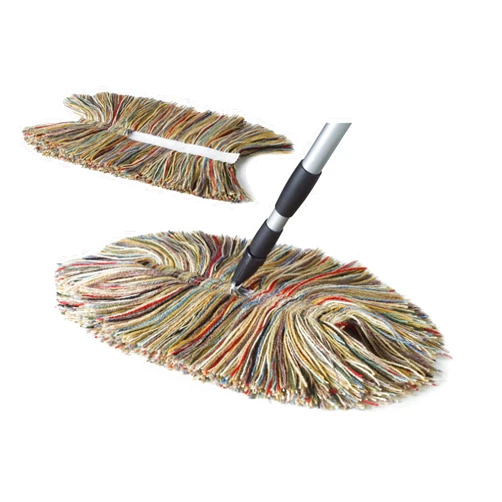 Sladust All Wool Dry Mop with Telescoping Handle and Replacement Head Made in The USA