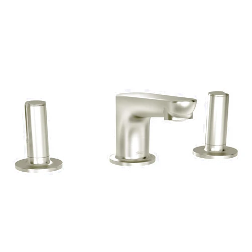 American Standard 7105877.295 Studio S Widespread Low-Spout Faucet with Knob Handles, Brushed Nickel