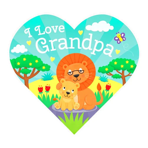 By Ashley Matthews (Author), Kidsbooks Publishing (Author), Helen Graper (Illustrator) & 0 more I Love Grandpa (Heart Shaped Board Books)