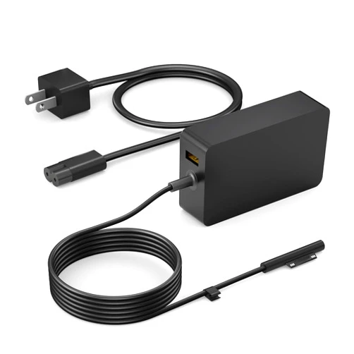 YURCIPWE Surface Pro Charger 65W, Surface Laptop Charger for Microsoft Surface Pro 9/8/7+/7/6/5/4/3/X, Surface Laptop 5/4/3/2/1/Studio, Surface Book 2/1, Surface Go 3/2/1 with 8.8ft Power Cord