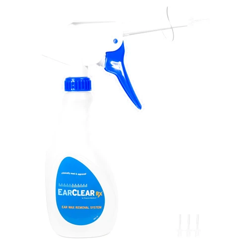 Nuance Medical Ear Wax Rigid Removal System by Nuance Medical EarClear Rx - Rigid Tip for SELF Ear Cleaning Kit and 3 Disposable Tips