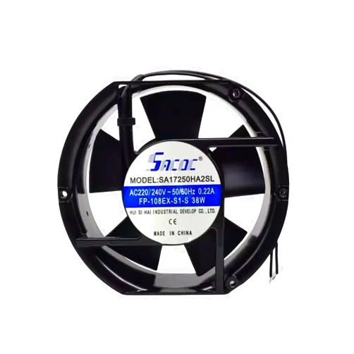 Lawrence.Brown SA17250HA2SL 220/240V 0.22A 38W 17250 Cooling Fan,172X150X50MM 2-Wire
