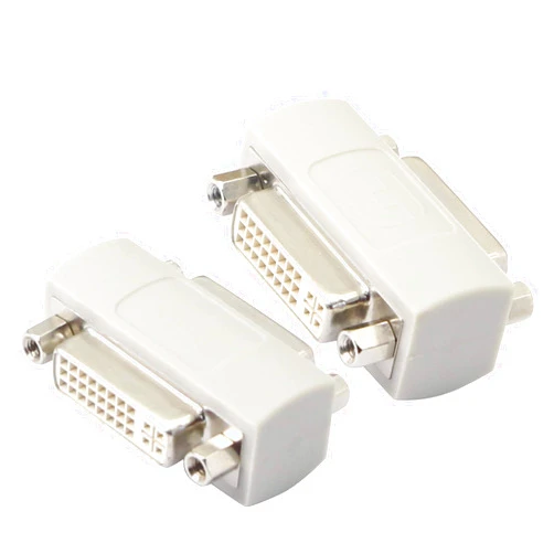 PNGKNYOCN DVI Female to Female Coupler, DVI24+5/DVI-I Serial Cable Signal Extender, YOUCHENG for Extend and Connect Two DVI Cables（2-Pack）