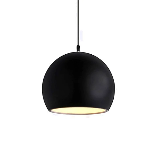 ZFYANG Nordic Industrial Chandelier Semicircular Design Pendant Light Elegant Metal Shade Danish Style Chandeliers E27 Industrial Lighting Pendant Lamp Retro Hanging Light Lampshade For Kitchen Island ZFYANG