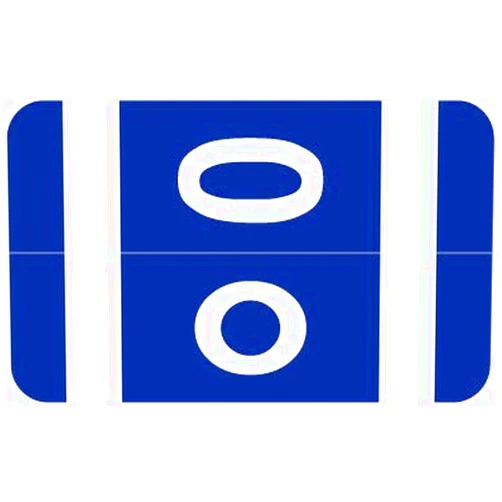 Doctor Stuff - File Folder Labels, Alphabet Letter O, Compatible with Smead Alpha Z Acc/ACCS - SMSM Series Alpha Stickers Dark Blue, 1-5/8