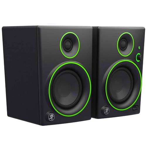 Mackie Studio Monitor, Black w/Green Trim, 4-inch (CR4BT)