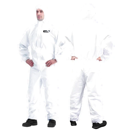 YIBER Hazmat Suits Disposable & Painters Suit Available in 7 sizes and 5 packaging specifications - Full Body Disposable Coveralls Suits Pressed From PPSB & PE Film
