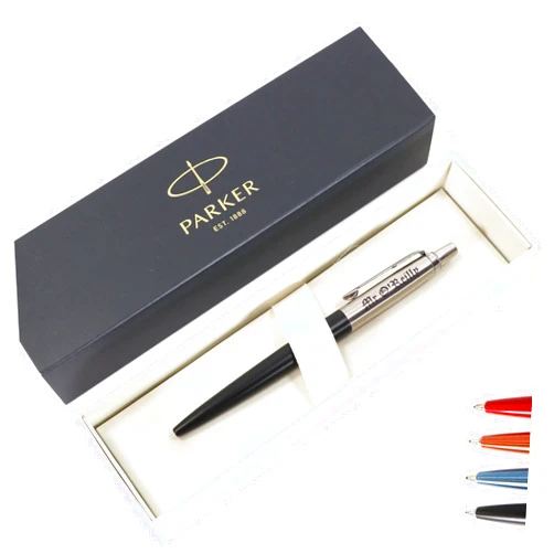 CustomDesign.Shop Personalised Custom Parker Jotter Bond Street Pen + Gift Box | Design A Truly Unique Present | Laser Engraved - Black